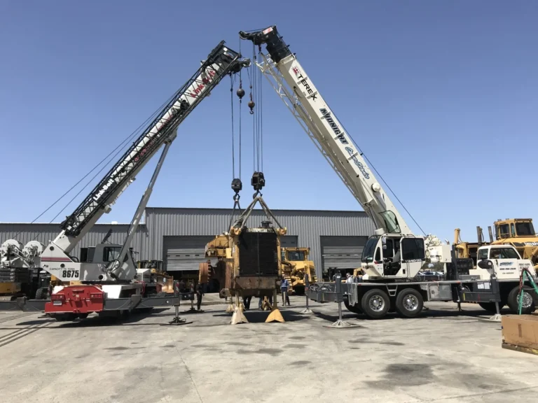 Specialized Crane Service for Backskid Work