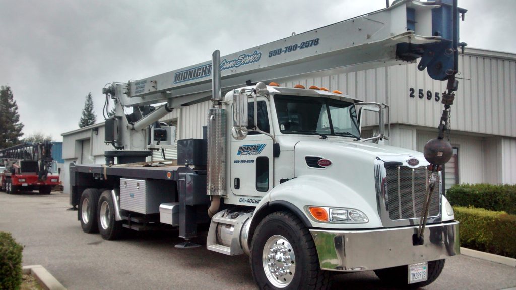 midnight crane rental central valley