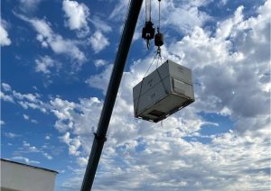 Hvac crane rental