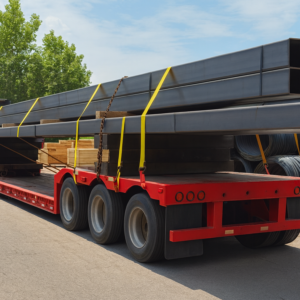steel beam deliveries