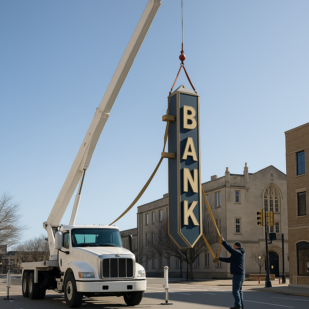 Rigging and Balancing signage
