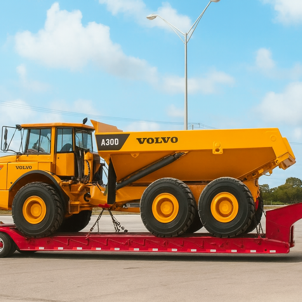 lowboy trailer